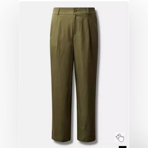 Wide Leg Studio Linen High-Rise Pan - Picture 3 of 4